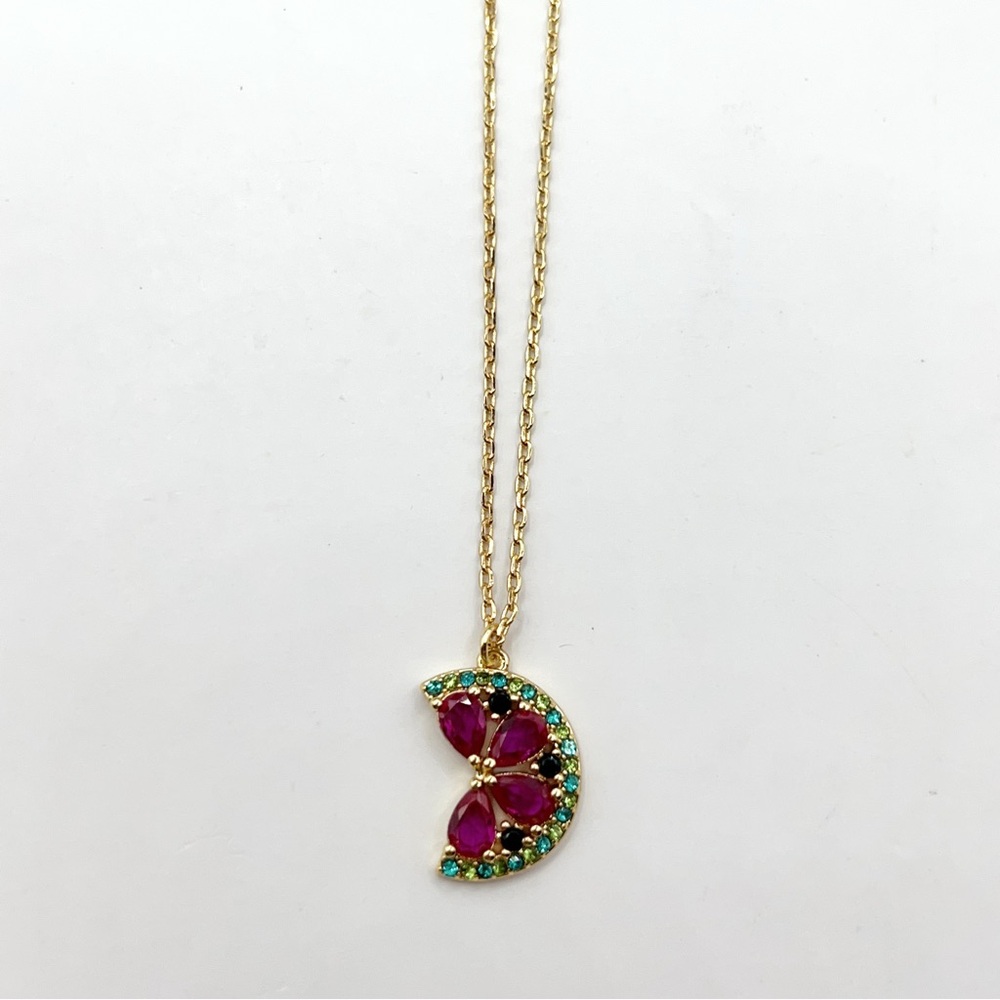 KS836-Kate Spade watermelon necklace